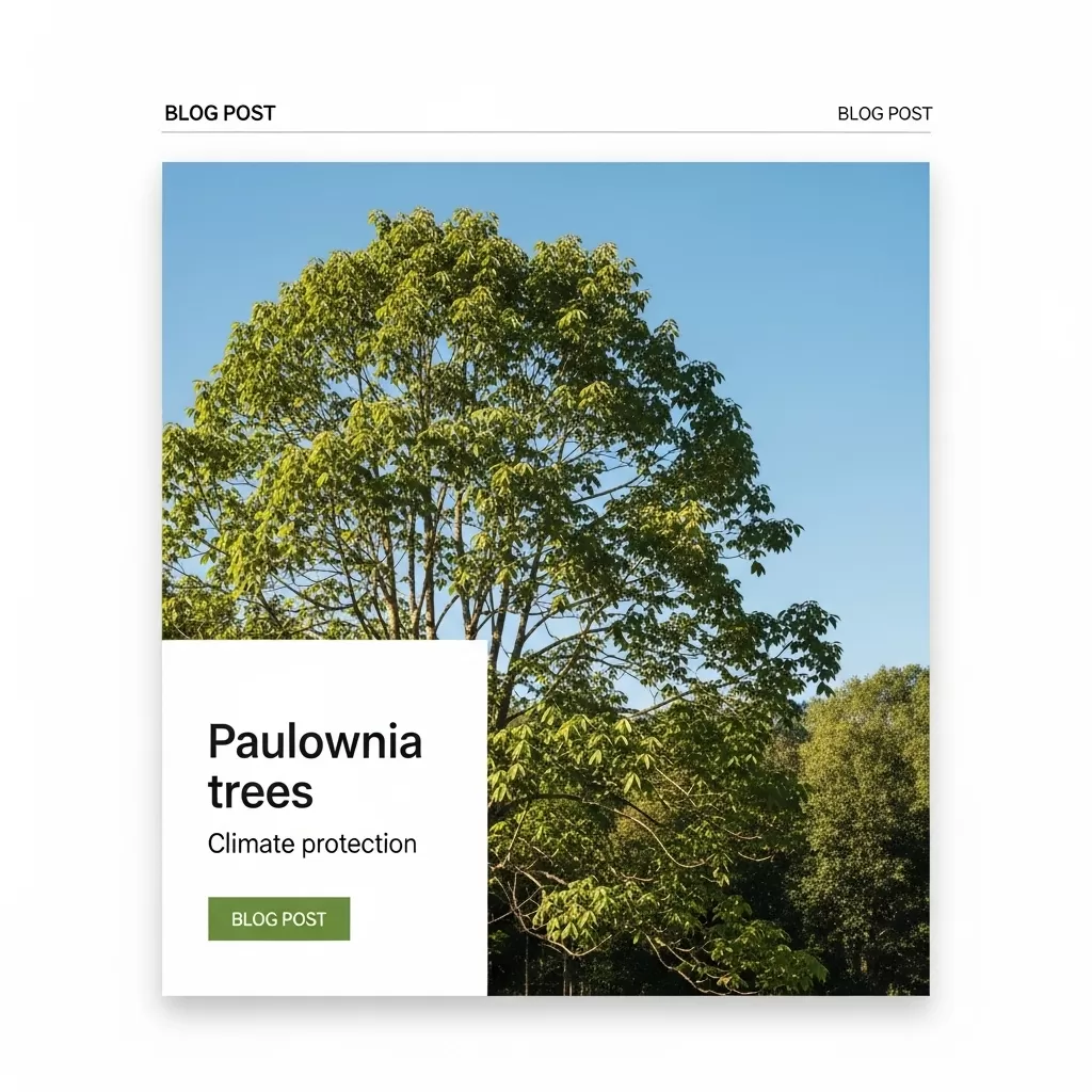 Dein Baum als CO2-Held: Paulownia und Klimaschutz